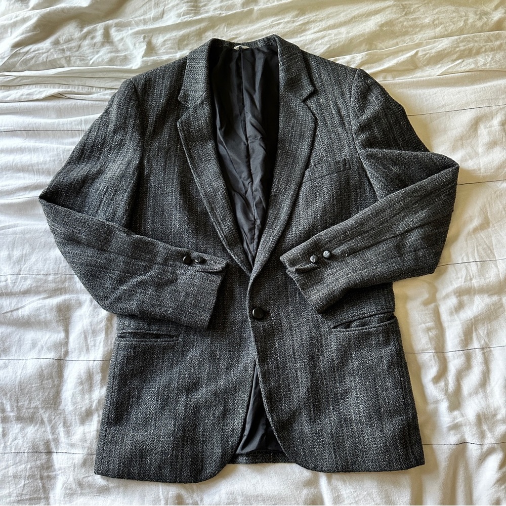 Men’s Wool Blend Blazer